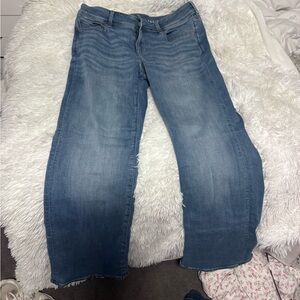 American Eagle Outfitters Light Blue Boot Cut Jeans - long length